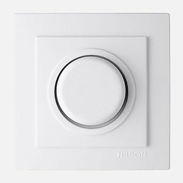 Nilson Touran Beyaz LED Dimmer Anahtar