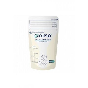Nimo Anne Sütü 20 Adet 200 ml Saklama Poşeti