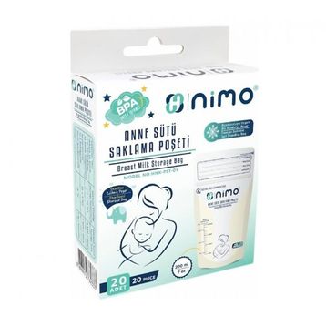 Nimo Anne Sütü 20 Adet 200 ml Saklama Poşeti