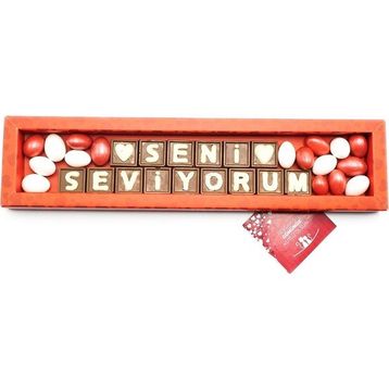 Nin Chocolate Seni Seviyorum Harf Çikolata
