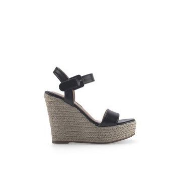 Nine West Benoıt 3FX Siyah Kadın Dolgu Topuk Sandalet