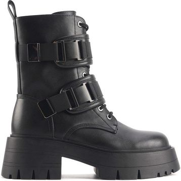 Nine West Chad 4PR Siyah Kadın Askeri Bot