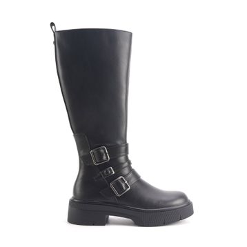 Nine West Fablon 4PR Siyah Kadın Çizme