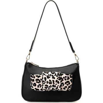 Nine West Glassy 4PR Siyah Kadın Kol Çantası