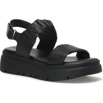 Nine West GUMO 2FX Siyah Kadın Kalın Taban Sandalet