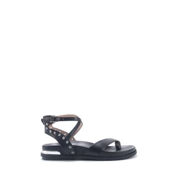 Nine West Herlan 5FX Düz Siyah Kadın Sandalet