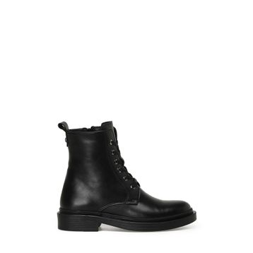 Nine West Nase 3PR Siyah Kadın Düz Bot