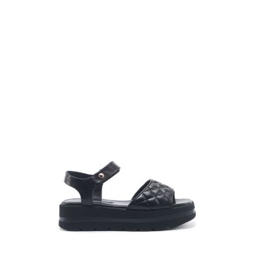 Nine West Orkessa 5FX Siyah Kadın Düz Sandalet