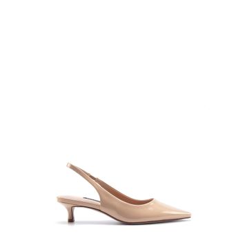 Nine West Pamella 5FX Bej Kadın Klasik Topuklu Ayakkabı