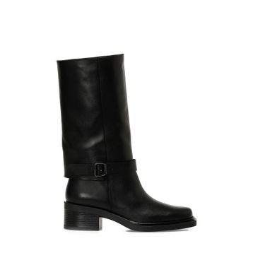Nine West Rafael 5PR Siyah Kadın Topuklu Çizme