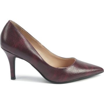 Nine West Riah3 5PR Bordo Kadın Klasik Topuklu Ayakkabı