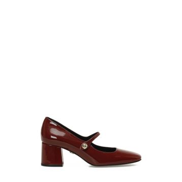 Nine West Rivas 5PR Bordo Kadın Klasik Topuklu Ayakkabı