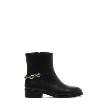 Nine West Vitali 5PR Siyah Kadın Düz Bot