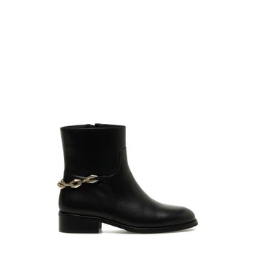 Nine West Vitali 5PR Siyah Kadın Düz Bot