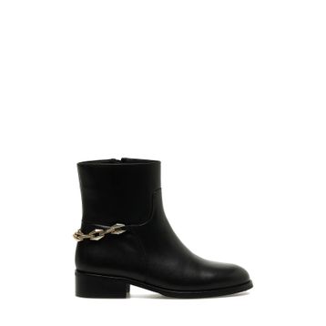 Nine West Vitali 5PR Siyah Kadın Düz Bot