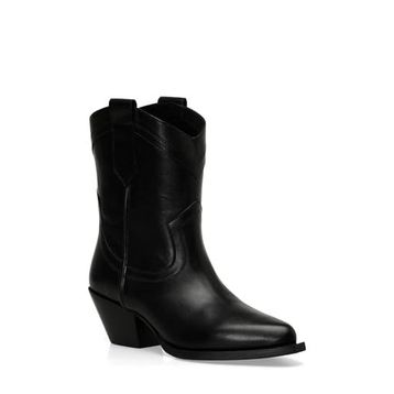 Nine West Westana 4PR Siyah Kadın Kovboy Bot