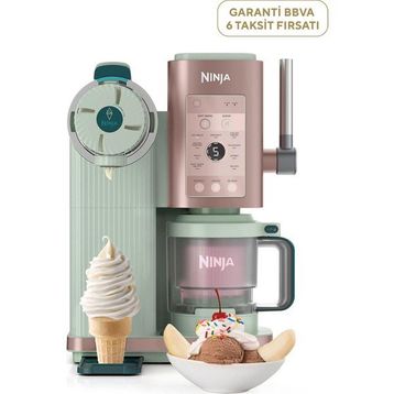 Ninja Swirl by Creami NC701EUMTPK 13in1 Frosted Strawberry Matcha Dondurma Makinesi