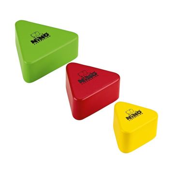 Nino 508MC Triangular Multi Color Wood Shaker