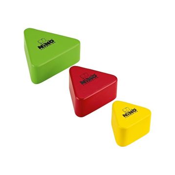 Nino 508MC Triangular Multi Color Wood Shaker