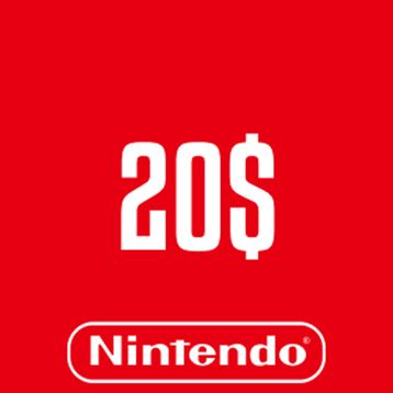 Nintendo 20 USD Hediye Kartı