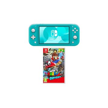 Nintendo Switch Lite Turkuaz + Super Mario Odyssey