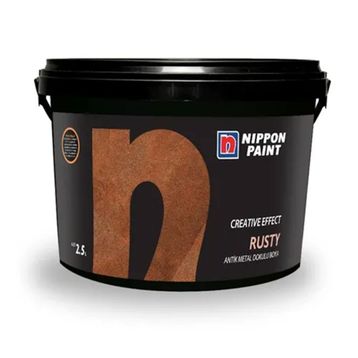 Nippon 2.5 lt Rusty Antik Metal Dokulu Efekt Boya