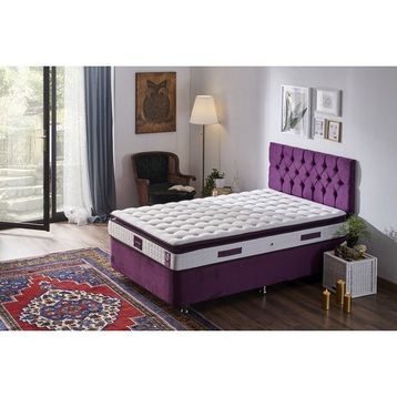 Niron Purple 100x200 Tek Kişilik Pedli Yaylı Yatak