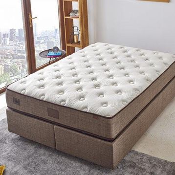 Niron Yatak 120x200 cm W.Cotton Tek Kişilik Pedli Yatak Full Ortopedik Yaylı Yatak