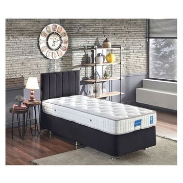 Niron Yatak 90x190 cm Juliette Lüks Tam Ortopedik Yatak Tek Kişilik Baza Başlık Takımı