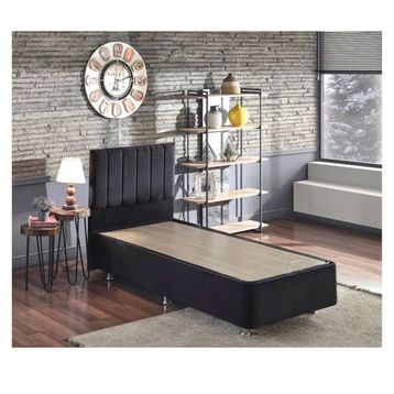 Niron Yatak 90x190 cm Juliette Lüks Tam Ortopedik Yatak Tek Kişilik Baza Başlık Takımı