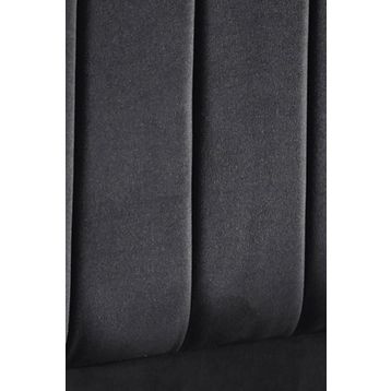 Niron Yatak Ela 120x200 cm Tek Kişilik Siyah Silinebilir Soho Kumaş Baza ve Başlık Seti
