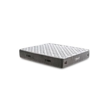Niron Yatak Hades 120x200 cm Tek Kişilik 30 cm Paket Yaylı Lüks Orta Sert Gri Yatak