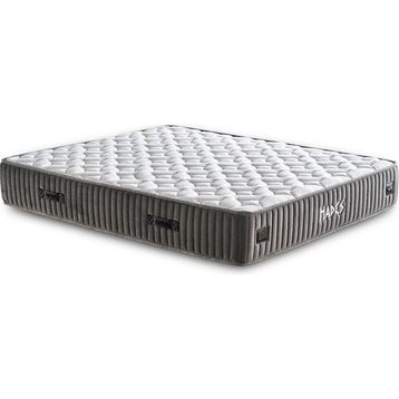 Niron Yatak Hades 140x190 cm Çift Kişilik 30 cm Paket Yaylı Lüks Orta Sert Gri Yatak