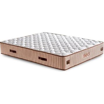 Niron Yatak Hades 140x190 cm Çift Kişilik 30 cm Paket Yaylı Lüks Orta Sert Krem Yatak