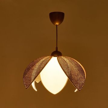 Nisa Luce Kahverengi Krem Eskitme Lara Avize
