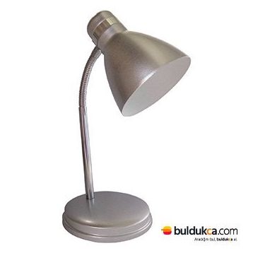 Nisa Luce Modern Krom Spiralli Siyah Masa Lambası