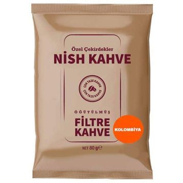 Nish Colombia 80 gr Filtre Kahve (3 adet)