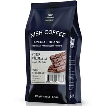 Nish Nish Swiss Çikolata Aromalı 250 gr Filtre Kahve