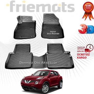 Nissan Juke 3D Havuzlu Paspas