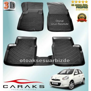 Nissan Micra 3D Havuzlu Paspas