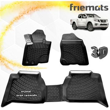 Nissan Navara 3D Havuzlu Paspas
