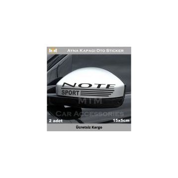 Nissan Note 2 Adet Ayna Kapağı Oto Sticker