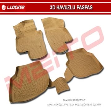 Nissan Note 2005-2013 3D Havuzlu Paspas