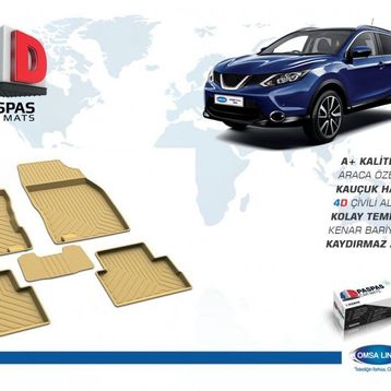 Nissan Qashqai 2014 Sonrası Paspas