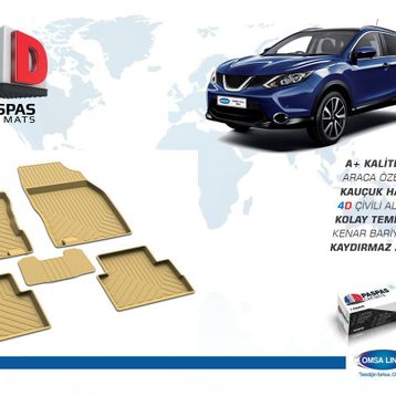 Nissan Qashqai 2014 Sonrası Paspas