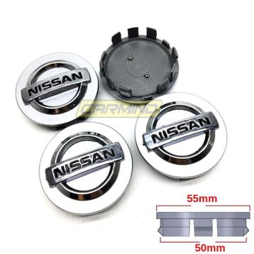 Nissan Qashqai Juke Gri 48 - 54 mm Jant Göbeği