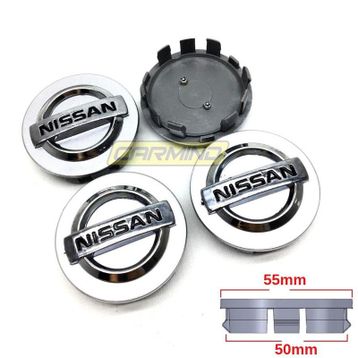 Nissan Qashqai Juke Gri 48 - 54 mm Jant Göbeği