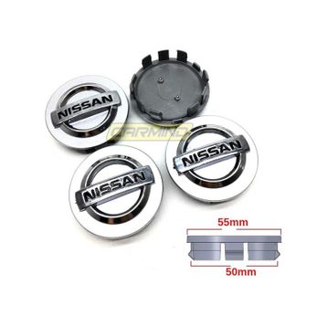 Nissan Qashqai Juke Gri 48 - 54 mm Jant Göbeği