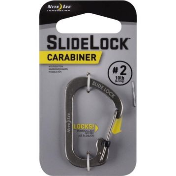 Niteize Slide Lock 2 Gümüş Karabina