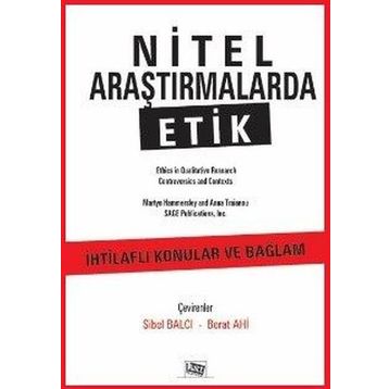 Nitel Araştırmalarda Etik - Doç. Dr. Sibel Balcı
